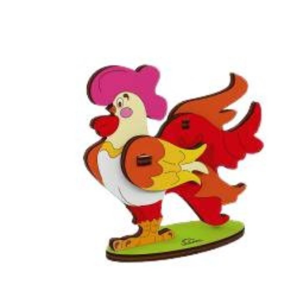 UGears Build And Paint Model Cockerel